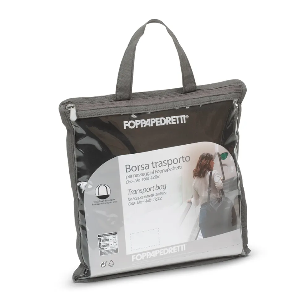 Accessori & Ricambi|Passeggini<Foppapedretti Borsa da trasporto per passeggino TicToc, Ciao, Like e Voilà Nero