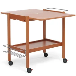 Carrelli E Vassoi<Foppapedretti Carrello portavivande Newton Noce