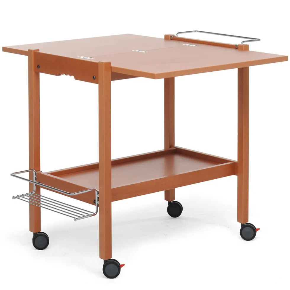 Carrelli E Vassoi<Foppapedretti Carrello portavivande Newton Noce