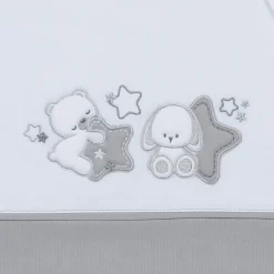 Coordinati Tessili<Foppapedretti Completo lenzuolino in cotone Armony Piccoli amici