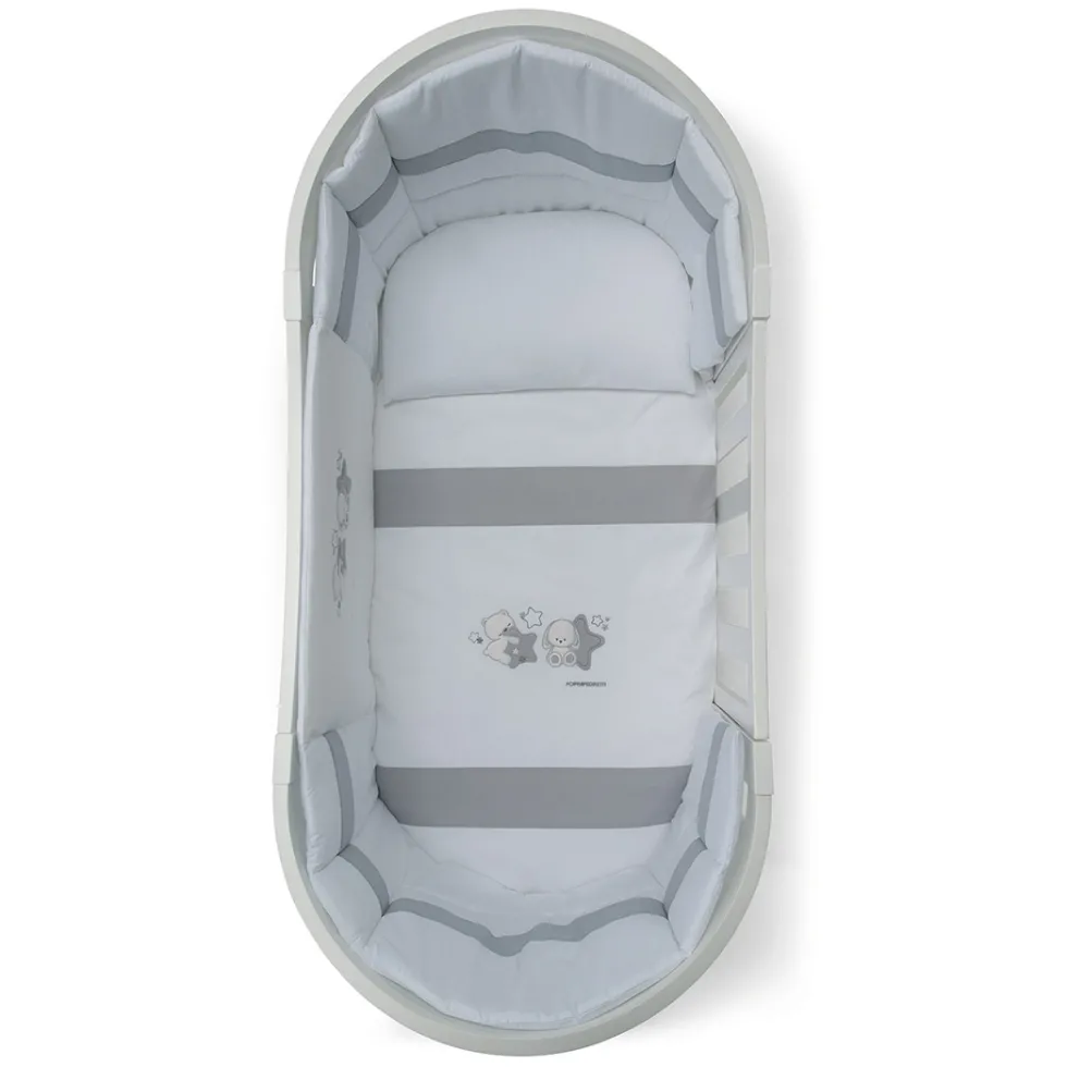 Coordinati Tessili<Foppapedretti Completo piumone in cotone ricami Armony Piccoli amici