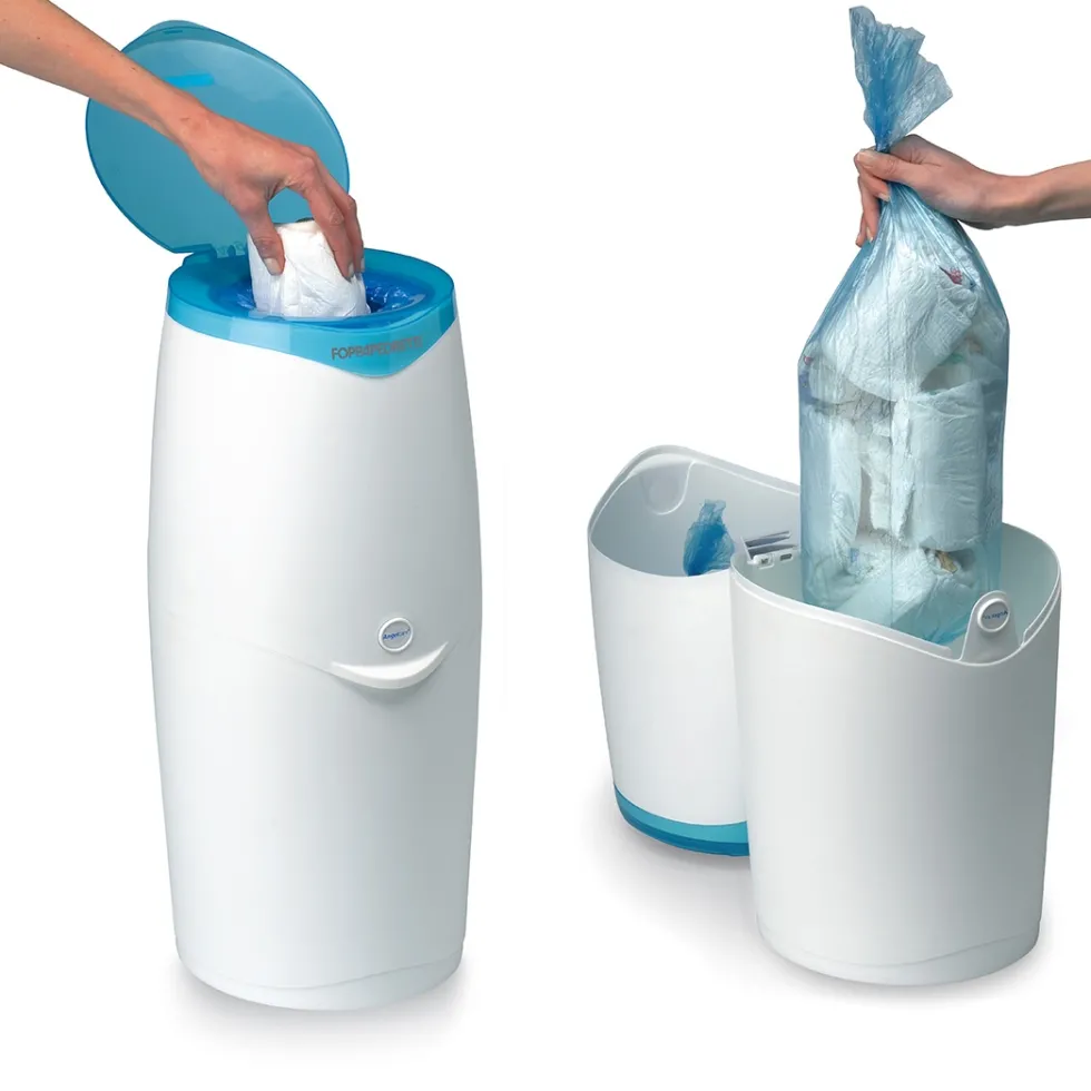 Igiene & Bagnetto<Foppapedretti Contenitore pannolini Maialino Bianco-turchese