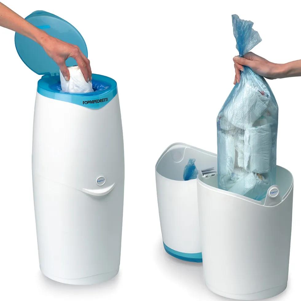 Igiene & Bagnetto<Foppapedretti Contenitore pannolini Maialino Bianco-turchese