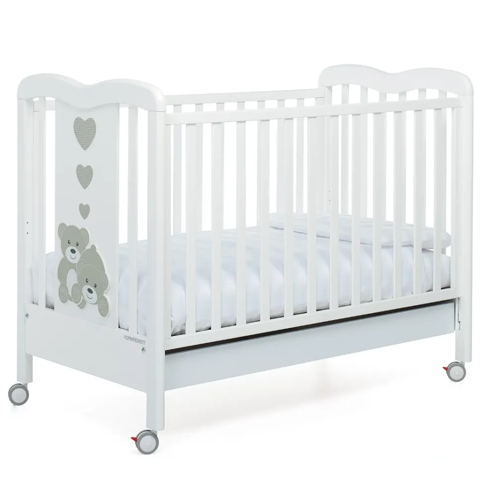 Lettini<Foppapedretti Lettino in legno Tenerorso Bianco